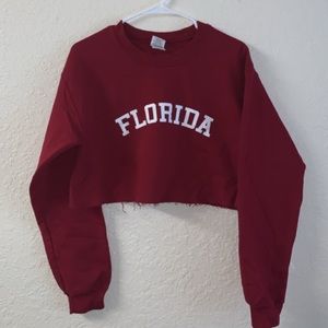 Florida cropped sweatshirt
